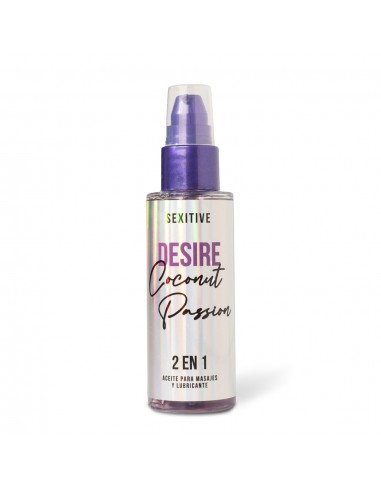 ACEITE Y LUBRICANTE DESIRE 2 en 1 - COCONUT